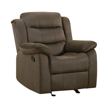 Rodman 3-Piece Upholstered Reclining Sofa Set Olive Brown