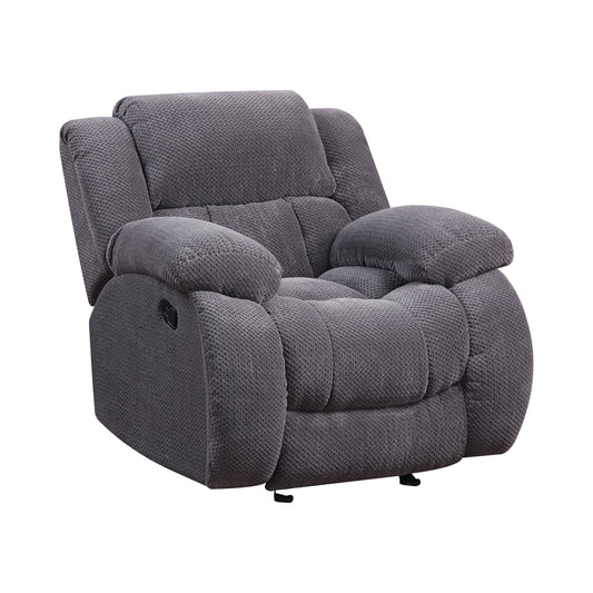 Weissman 3-Piece Upholstered Reclining Sofa Set Grey