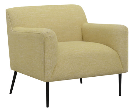 Darlene Upholstered Track Arms Accent Chair Lemon